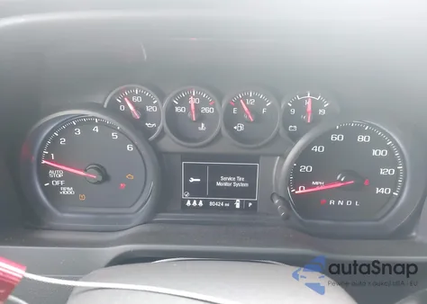 2024 Chevrolet Silverado 1500 2Wd Short Bed Custom z USA, uszkodzony, nr VIN 3GCPABEK2RG126578